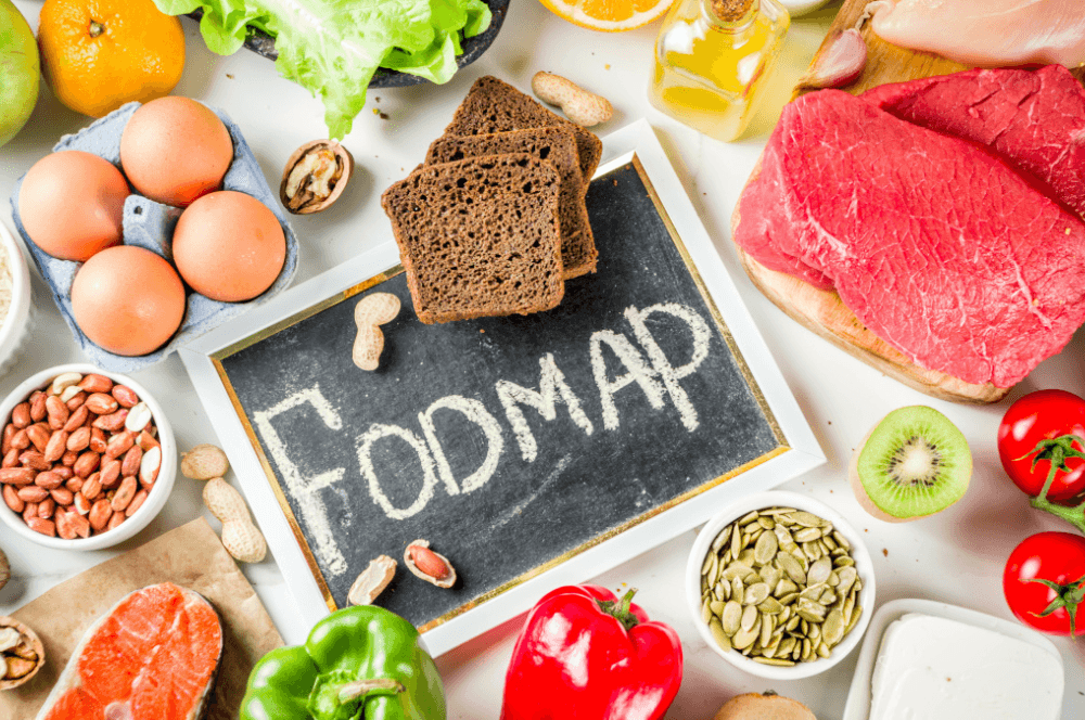 Healthy low FODMAP meal for better digestion and reduced bloating