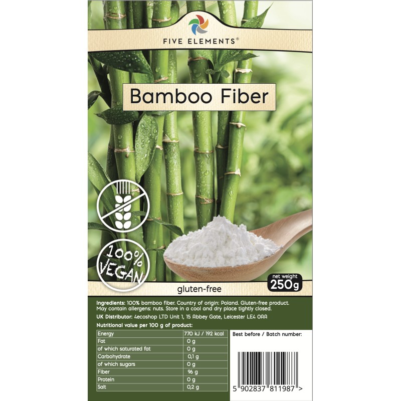 Bamboo flour. Buy fiber online | 4ecoshop CO UK