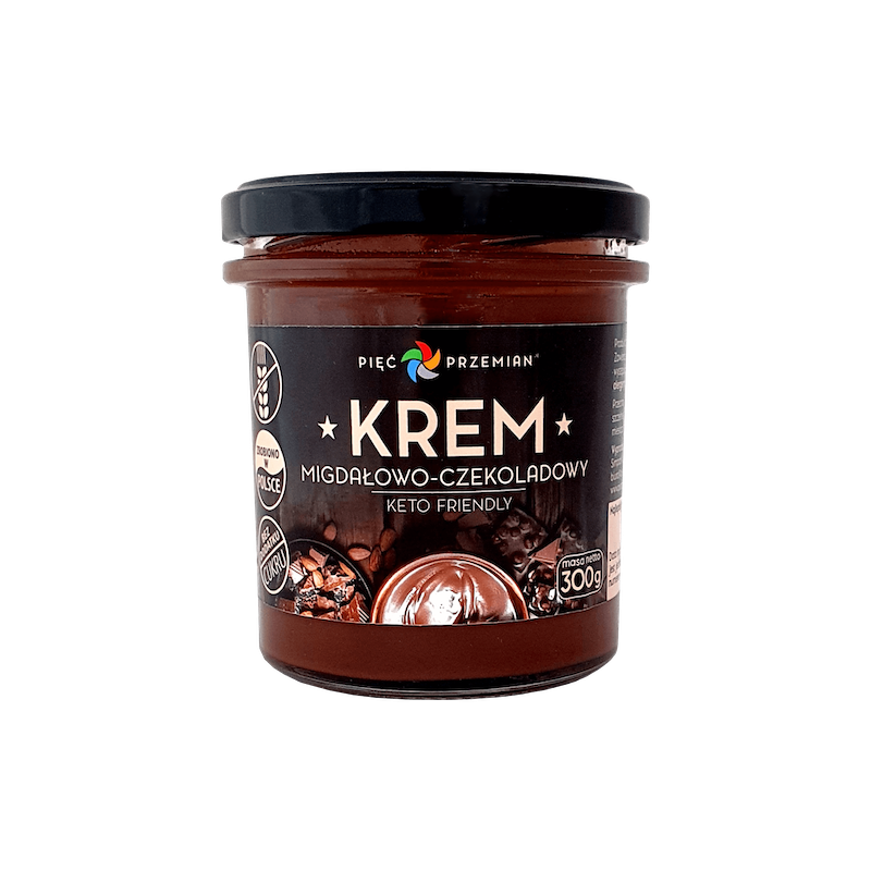 Almond & Chocolate KETO Cream 300g Pięć Przemian