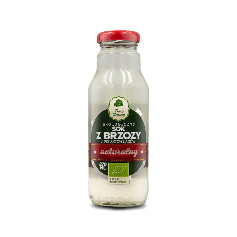 Organic Natural Birch Juice 270ml Dary Natury
